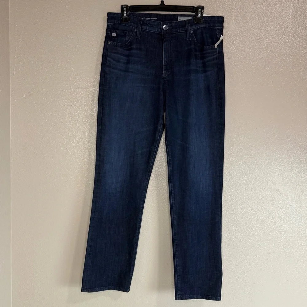 AG Adriano Goldschmied Women’s Mari High Rise Slim Straight Leg Jeans-Sz 32, NWT